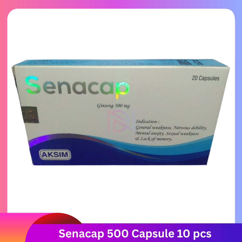 Senacap 500 Capsule 10 pcs
