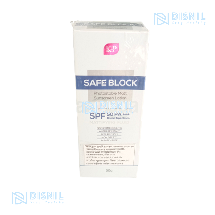 Safe Block Spf 50+ Invisible Fluid 50 gm