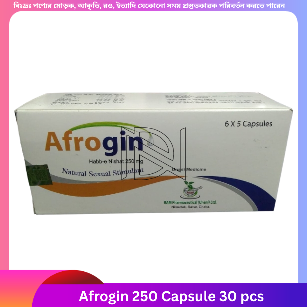 Afrogin 250 Capsule 30 pcs